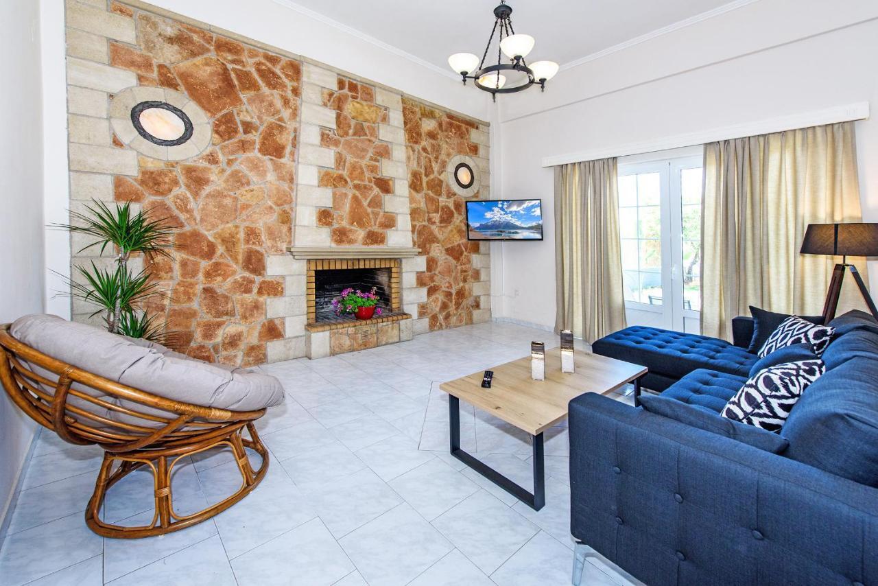 Platanias Villa Spyros المظهر الخارجي الصورة